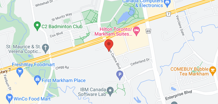map of #725 -60 SOUTH TOWN CENTRE BLVD